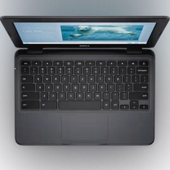 DELL 2 in 1 Chromebook 3100 Laptop in Gray Gunmetal Color (refurbished/used) - Picture 6 of 16